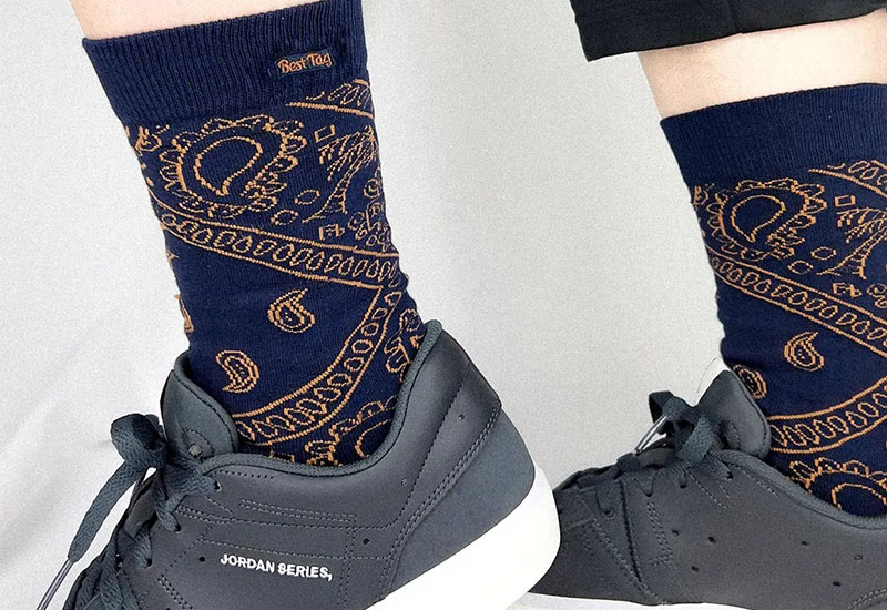 變形蟲-深藍 厚襪款(2種尺寸) 